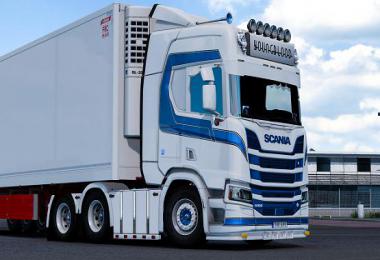 Changeable metallic stripe for Scania R 1.38