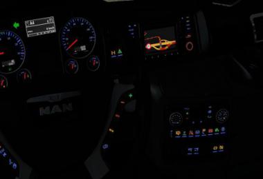 Dashboard Recolored For MAN TGX Euro 6 v1.38