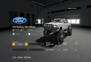 Ford Mustang 1965 Offroad v1.0.0.0