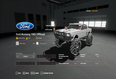 Ford Mustang 1965 Offroad v1.0.0.0