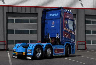 Richard King Haulage skin for Scania S 1.38