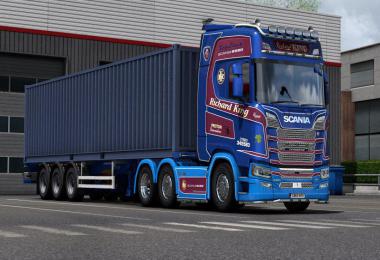 Richard King Haulage skin for Scania S 1.38