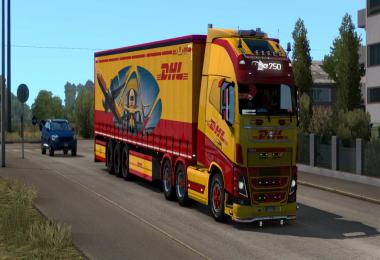 Skin DHL TNT Trucks & Trailers 1.38