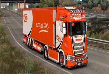 Skin DHL TNT Trucks & Trailers 1.38