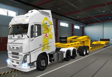 SKIN PACK VOLVO FH16 2012 85 SKINS 1.38