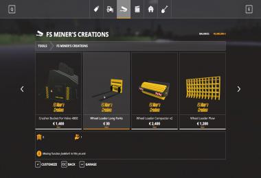 Wheel Loader Long Forks v1.0.1