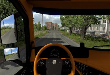 Black and Orange Interior for Volvo v1.0