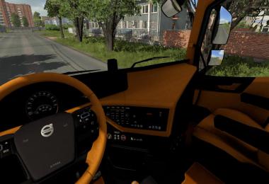 Black and Orange Interior for Volvo v1.0