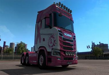 Breast Cancer Awareness Scania S v1.0