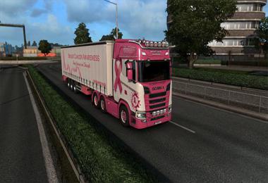 Breast Cancer Awareness Scania S v1.0