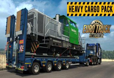 DLC Heavy Cargo Pack in Traffic ETS2 1.38.x and 1.39.x Beta