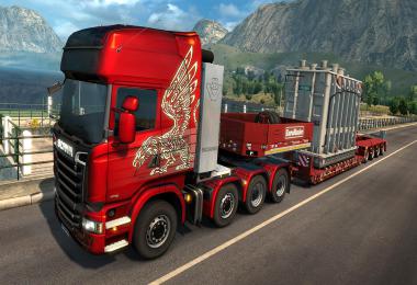 DLC Heavy Cargo Pack in Traffic ETS2 1.38.x and 1.39.x Beta