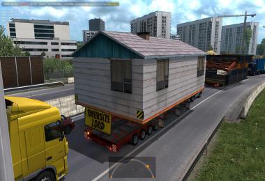 Oversized Trailers - Full Extreme in Traffic ETS2 1.39.x