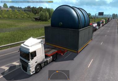 Oversized Trailers - Full Extreme in Traffic ETS2 1.39.x