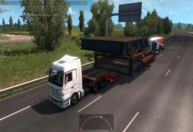 Oversized Trailers - Full Extreme in Traffic ETS2 1.39.x