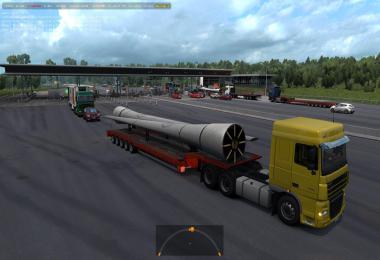 Oversized Trailers - Full Extreme in Traffic ETS2 1.39.x