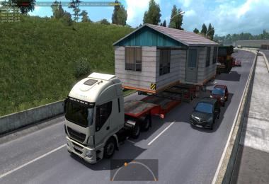 Oversized Trailers - Full Extreme in Traffic ETS2 1.39.x