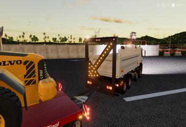 Public works Rear Sign For Trucks v1.0