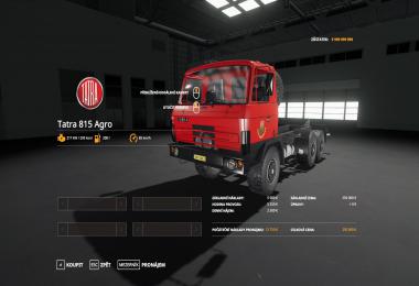 Tatra 815 Agro Oficialni JZD STRAZNICE v1.0