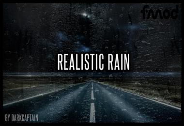 Realistic Rain v3.7.2 ETS2 1.39