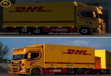 DHL Tandem Scania S580 J. Karlsson v1.0