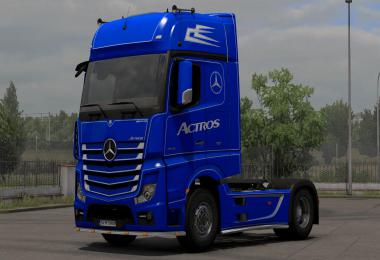 Mercedes Actros MP4 Blue-White Holland Skin 1.39