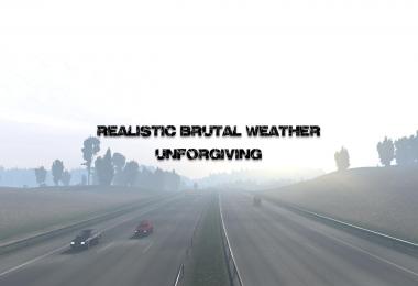 Realistic Brutal Weather Unforgiving ETS2 v1.0