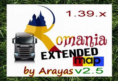 Romania Extended Map v2.5 1.39.x