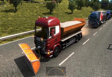 Scania based snowblowers in Traffic for ETS2 1.38.x