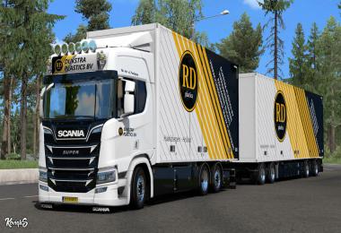 Scania R & S Dijkstra Plastics Skin Pack v1.0