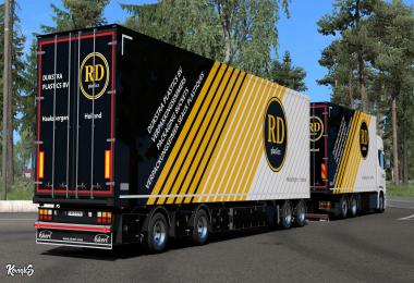 Scania R & S Dijkstra Plastics Skin Pack v1.0