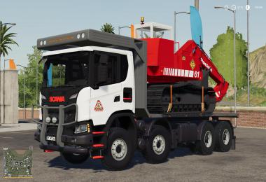 Scania XT 8x8 Flat Bed v1.0.0.0