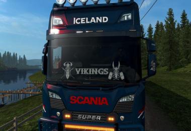 VIKINGS sticker bottom style v1.1