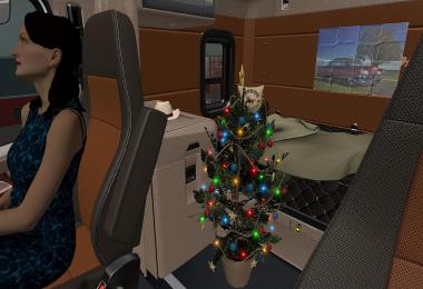 Beige Interior for Freightliner Cascadia 2019 v0.9