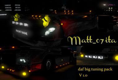 DAF XF 105 Big Tuning Pack by Matt_07ita v1.0 1.39.x