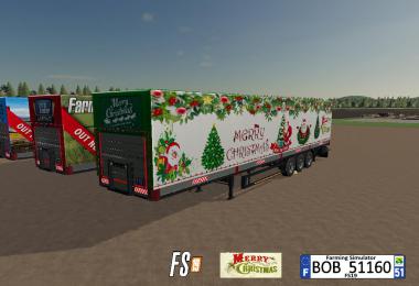 FS19 Trailer Merry Christmas By BOB51160 v1.0.0.0