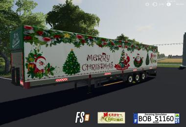 FS19 Trailer Merry Christmas By BOB51160 v1.0.0.0