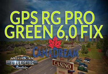 GPS RG PRO GREEN FIX CanaDream v6.0