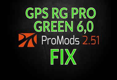 GPS RG PRO GREEN Promods FIX v6.0