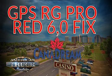 GPS RG PRO RED FIX CanaDream v6.0