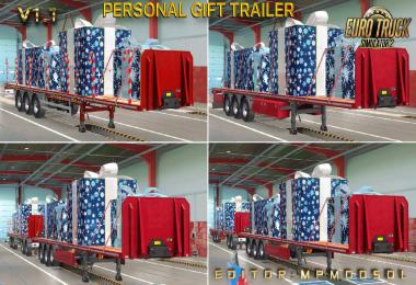 Personal Gift Trailer v1.1 For ETS2 Multiplayer 1.39