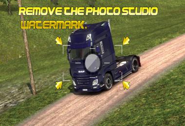 Remove the photo studio watermark by MLT