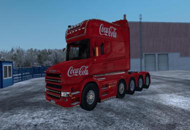 Scania Coca-Cola Christmas Skin 1.39