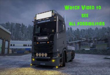 Scania NG S&R Extended Sunshield with Slots v1.0