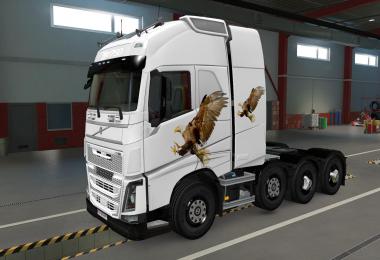 SKIN VOLVO FH16 2012 8X4 AGUIA 1.39