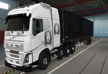 SKIN VOLVO FH16 2012 8X4 JESUS CRISTO 1.39