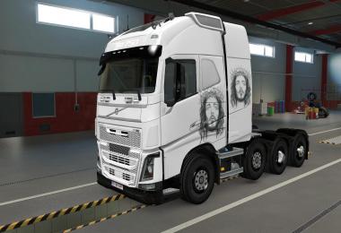 SKIN VOLVO FH16 2012 8X4 JESUS CRISTO 1.39