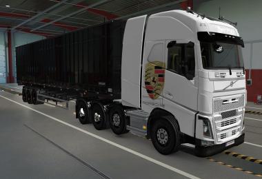 SKIN VOLVO FH16 2012 8X4 PORSCHE 1.39