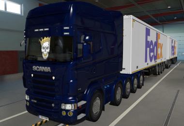 STICKER GLASS FOR ALL TRUCKS SKULL KING 1.39