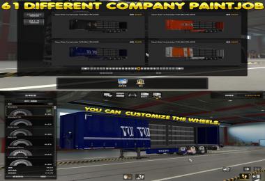 Open Side Trailer For Multiplayer 61 different company paints v0.1